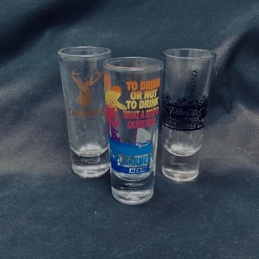Bar Tall Shot Glasses